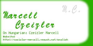 marcell czeizler business card